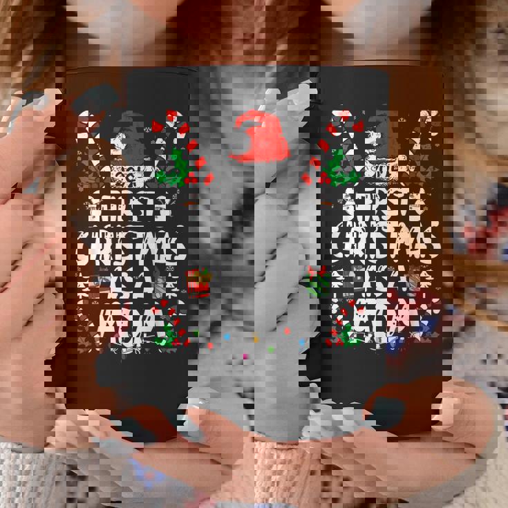 First Christmas As A Mom 2024 Family Matching 1St New Mom Coffee Mug Unique Gifts