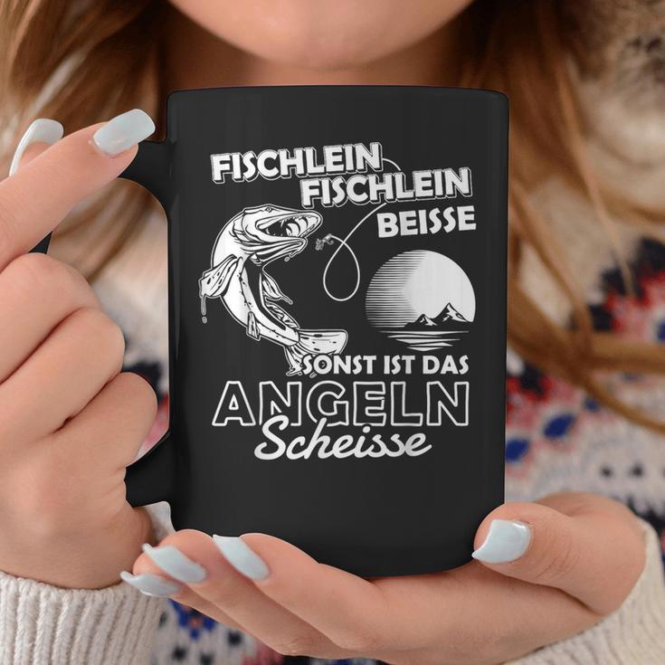 Fischlein Beisse Angler Fishing Tassen Lustige Geschenke