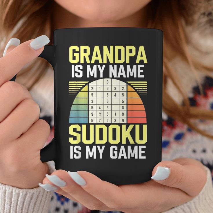 Grandpa Sudoku Tassen Lustige Geschenke