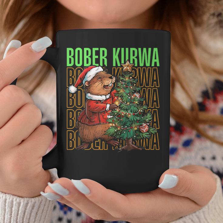 Polish Meme Christmas Bobr Kurwa Bober Bobr Tassen Lustige Geschenke