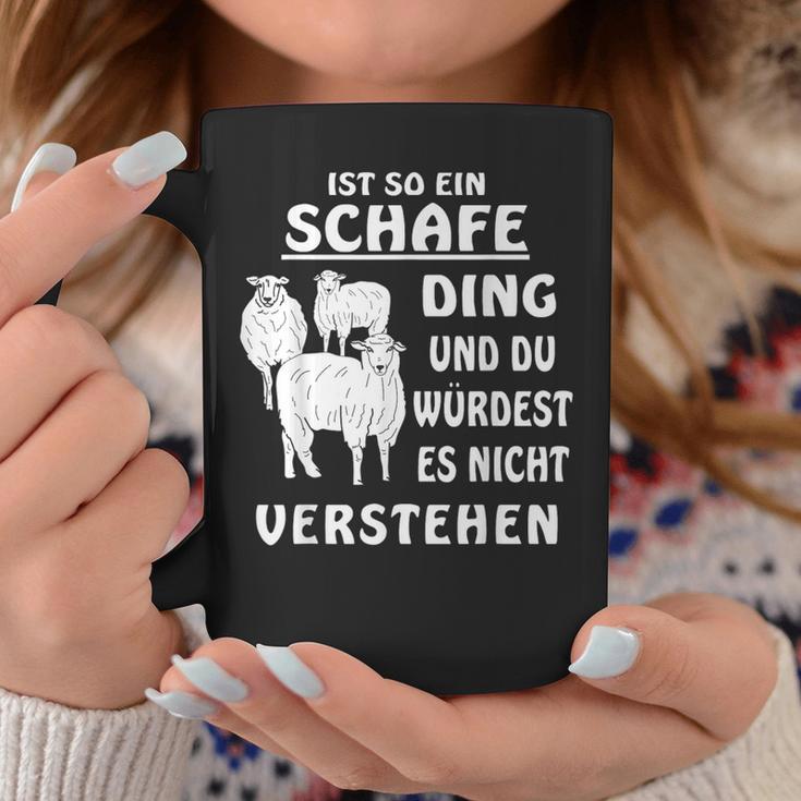 Ist So Ein Schafe Ding Schaf Farmer Schäfer German Tassen Lustige Geschenke