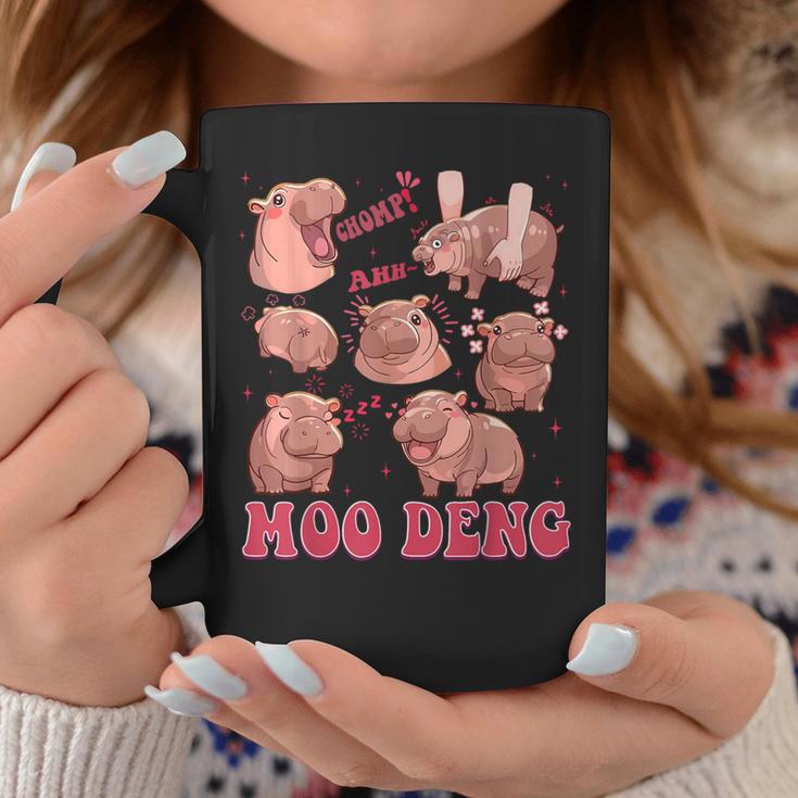 Moo Deng 2024 Moo Deng Moo Deng Cute Hippo Tassen Lustige Geschenke