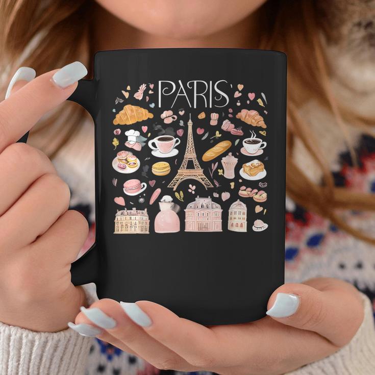 Paris France Souvenir Elegant Parisian Landmarks Aifel Tower Tassen Lustige Geschenke