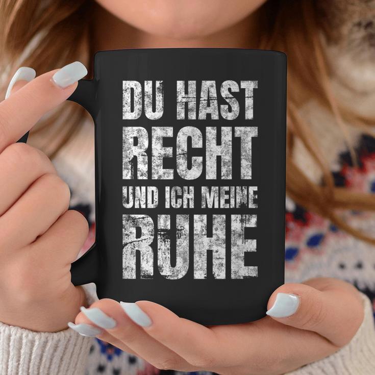 Partner Du Hast Recht Und Ich Meine Ruhe Tassen Lustige Geschenke