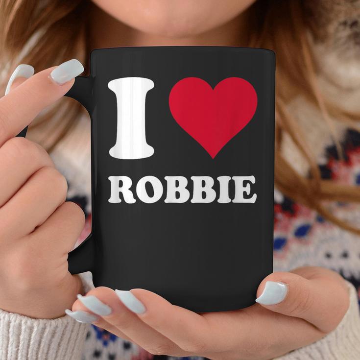 Red Heart I Love Robbie Tassen Lustige Geschenke