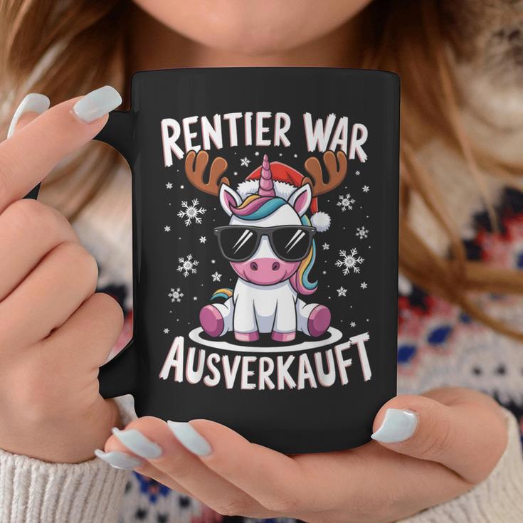 Reindeer Was Ausverkauft Christmas Unicorn Slogan Tassen Lustige Geschenke