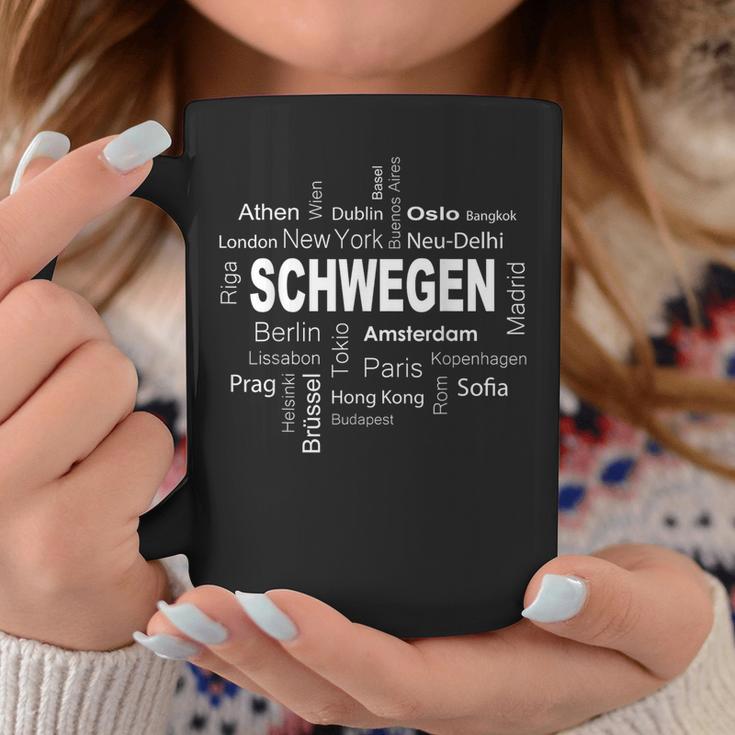 Schwegen New York Berlin Schwegen Meine Hauptstadt Tassen Lustige Geschenke