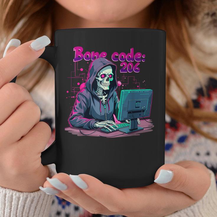 Skeleton Hacker Gamer It Programmer Tassen Lustige Geschenke