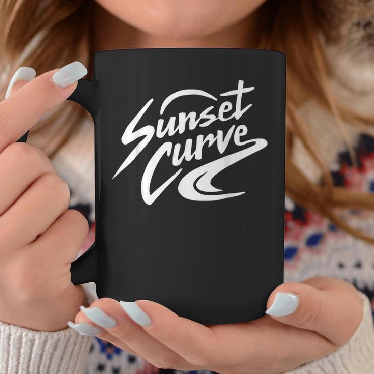 Sunset Curve Band Tassen Lustige Geschenke