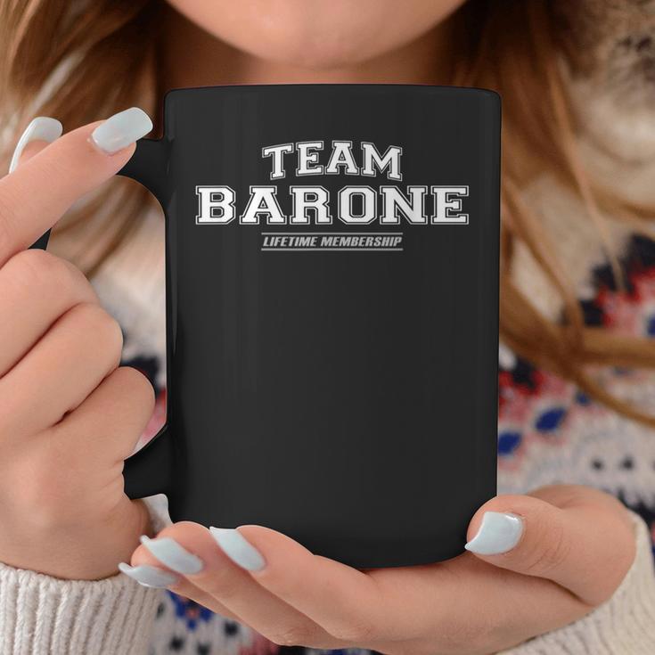 Team Barone Stolzer Familienname Nachname Geschenk Tassen Lustige Geschenke