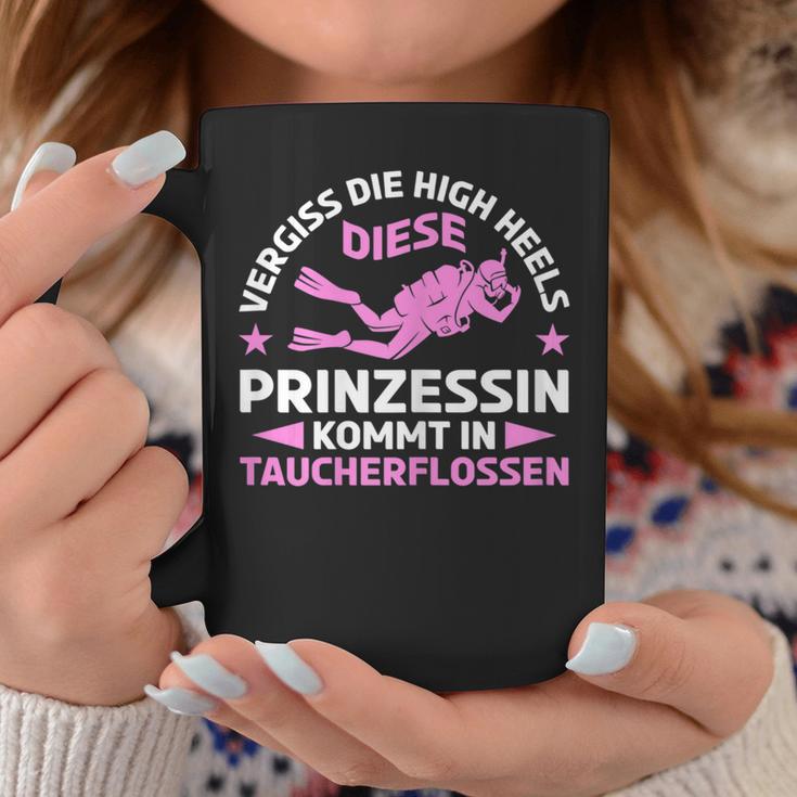 Women's Diese Prinzessin Kommt In Diving Fins Sports Diving S Tassen Lustige Geschenke