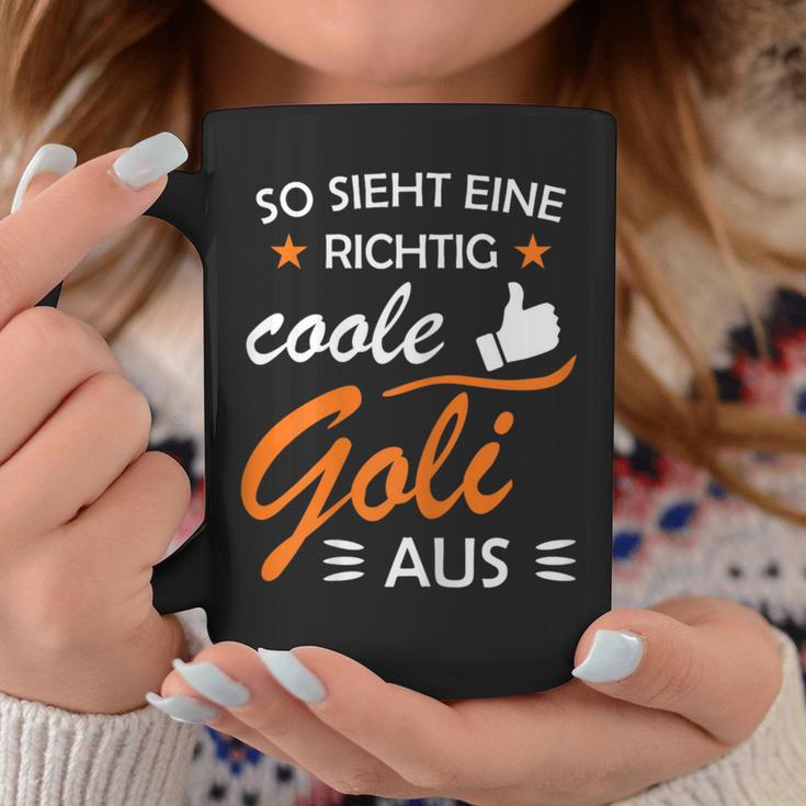 Women's So Sieht Eine Richtig Coole Goli Aus Taufgoli Tassen Lustige Geschenke