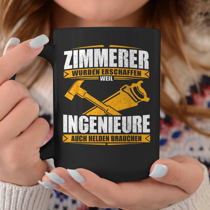 Zimmermann With Zimmermann Text Zimmererer Weil Ingenieure Auch Helden Brauchen Tassen Lustige Geschenke