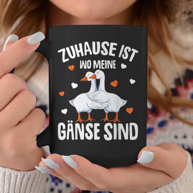 Zuhause Ist Wo Meine Gäse Sind Gäsehalter Tassen Lustige Geschenke