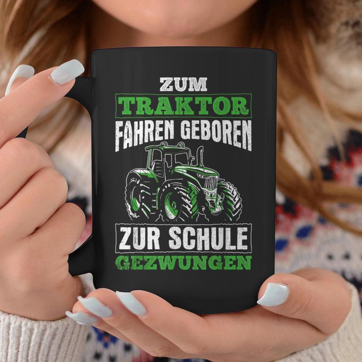 Zum Traktor Fahren Geboren Zur Schule Zum Schule Zwungen S Tassen Lustige Geschenke