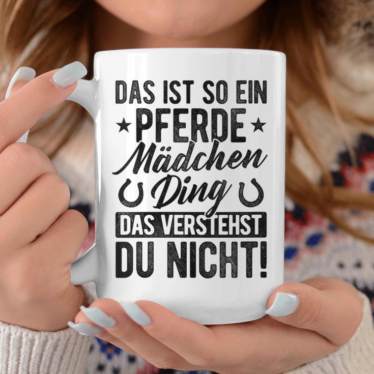 Damen Das Ist So Ein Pferdemädchen Ding Daserstehst Du Nicht Mit-Ausschnitt Tassen Lustige Geschenke