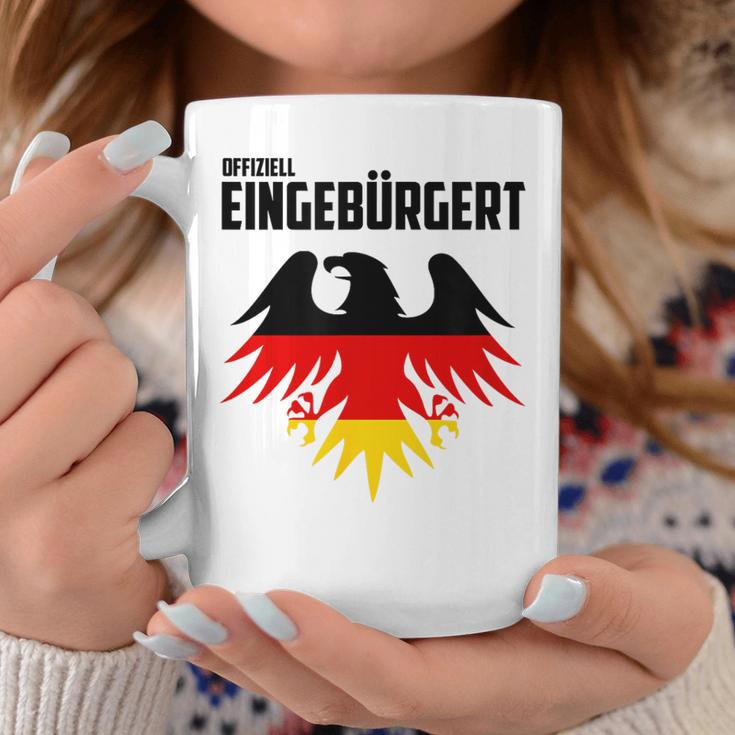 Einbürgert Team Deutschland Einbürgerung Tassen Lustige Geschenke