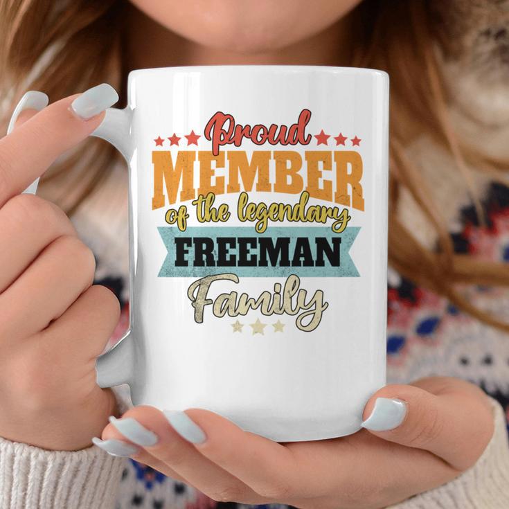 Freeman Nachname Freeman Tassen Lustige Geschenke