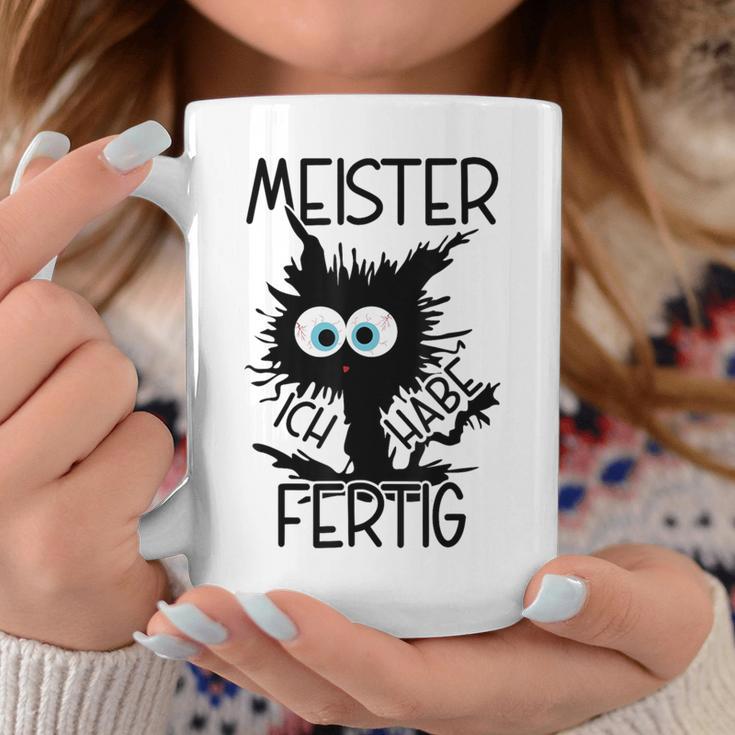 Meister Geschafft Meister Bestanden Gray Tassen Lustige Geschenke