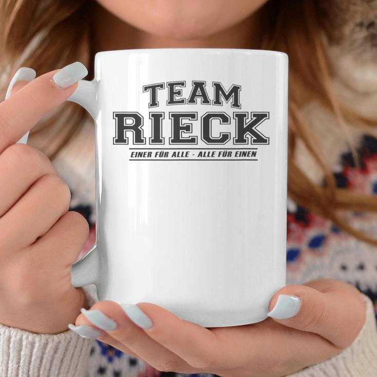 Team Rieck Stolze Familie Nachname Geschenk Tassen Lustige Geschenke