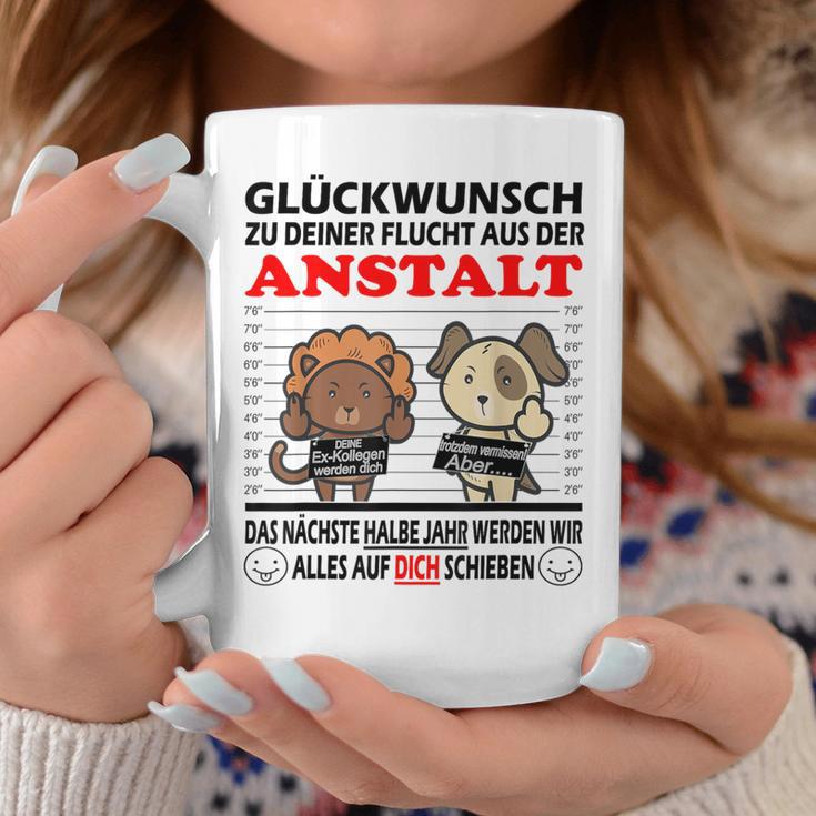 Zum Farewell Glückwunsch Zu Deiner Elucht Aus Der Anstalt Gray S Tassen Lustige Geschenke