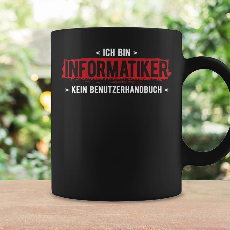 Bin Informatiker Kein Handbuch Computer Informatik Tassen Geschenkideen