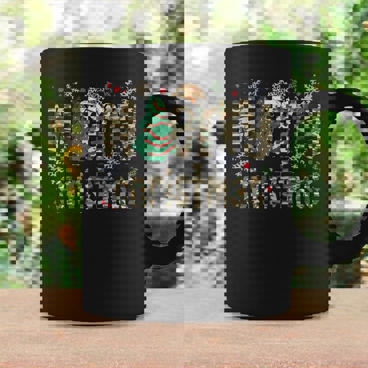 Camouflage Old Camo Coquette Bow Hunting Merry Christmas Coffee Mug Gifts ideas