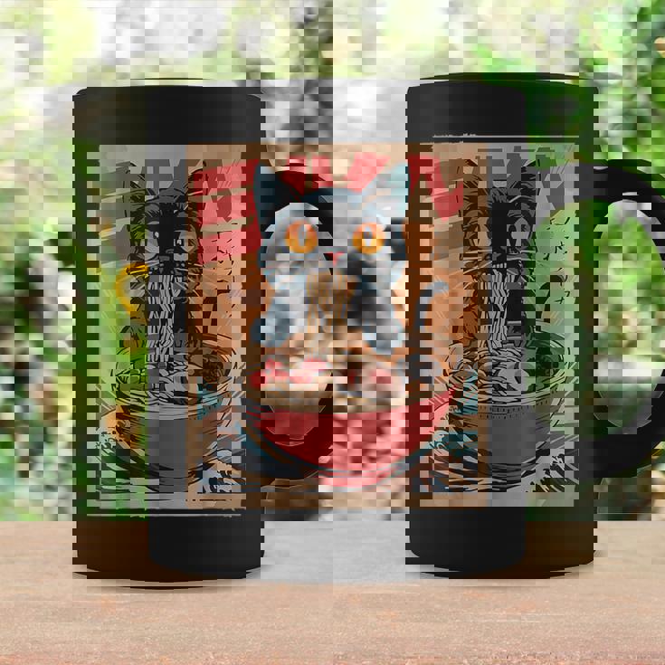 Cat Ramen Japanese Graphic Kawaii Cat Anime Coffee Mug Gifts ideas