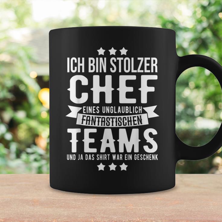 Chef Saying Ich Bin Stolzer Chef Eines Fantastische Teams S Tassen Geschenkideen