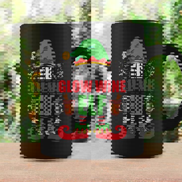 Christmas Market GLOW WINE ELF Merry Mulled Wine Christmas Graphic Print Coffee Mug Gifts ideas