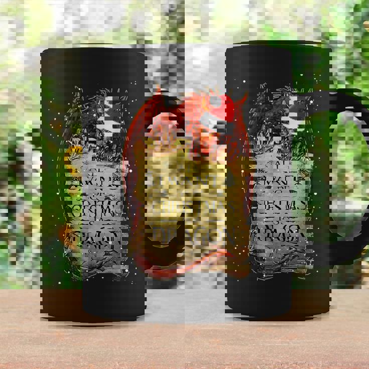Cute Anime Christmas All I Want For Christmas Is A Dragon Coffee Mug Gifts ideas