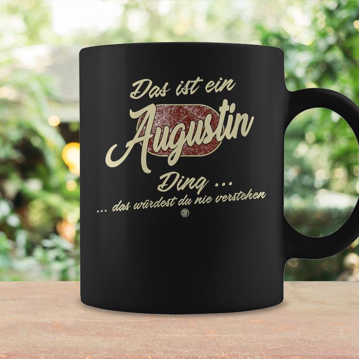 Damen Das Ist Ein Augustin Ding Lustiges Familie Augustin Mit-Ausschnitt Tassen Geschenkideen