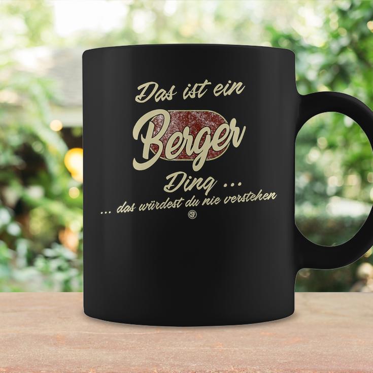 Damen Das Ist Ein Berger Ding Lustiges Familie Berger Mit-Ausschnitt Tassen Geschenkideen