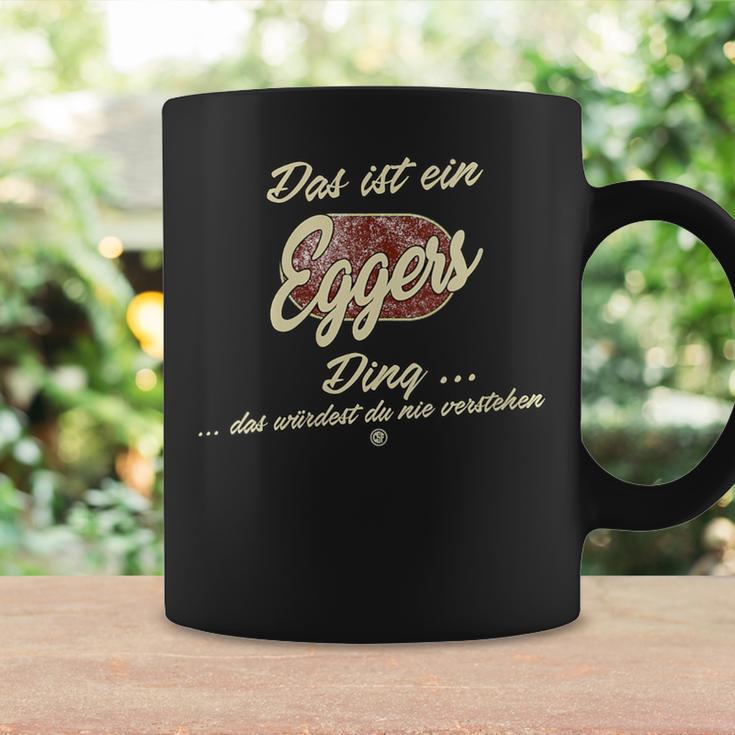 Damen Das Ist Ein Eggers Ding Lustiges Familie Eggers Mit-Ausschnitt Tassen Geschenkideen