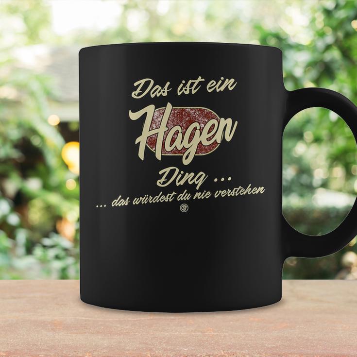 Damen Das Ist Ein Hagen Ding Lustiges Familie Hagen Mit-Ausschnitt Tassen Geschenkideen