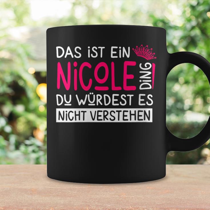 Damenorname Nicole Name Namenstag Spruch Das Ist Ein Nicole Ding Mit-Ausschnitt Tassen Geschenkideen