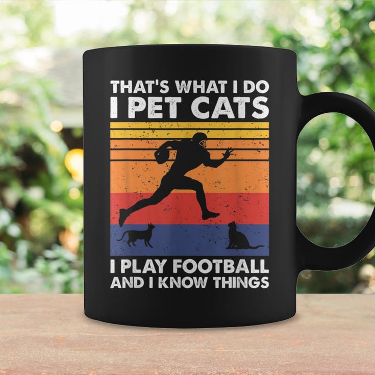 Das Ist Was Ich Mache Ich Spiele Fußball I Pet Cats & Ich Weiß Dinge Tassen Geschenkideen