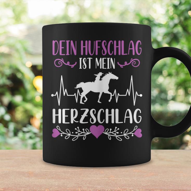 Dein Houfschlag Ist Mein Herzschlag Pferdede Girls' Tassen Geschenkideen