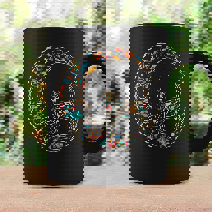 Dia De Los Muertos Chat Lune Tasse Idées cadeaux