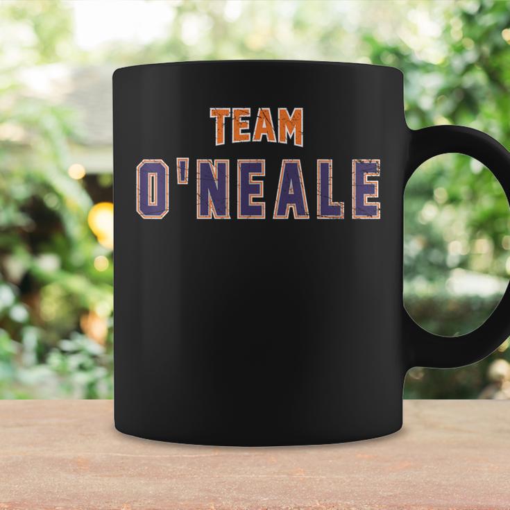 Distressed Team O'neale Last Name Proud Family Last Name Tassen Geschenkideen