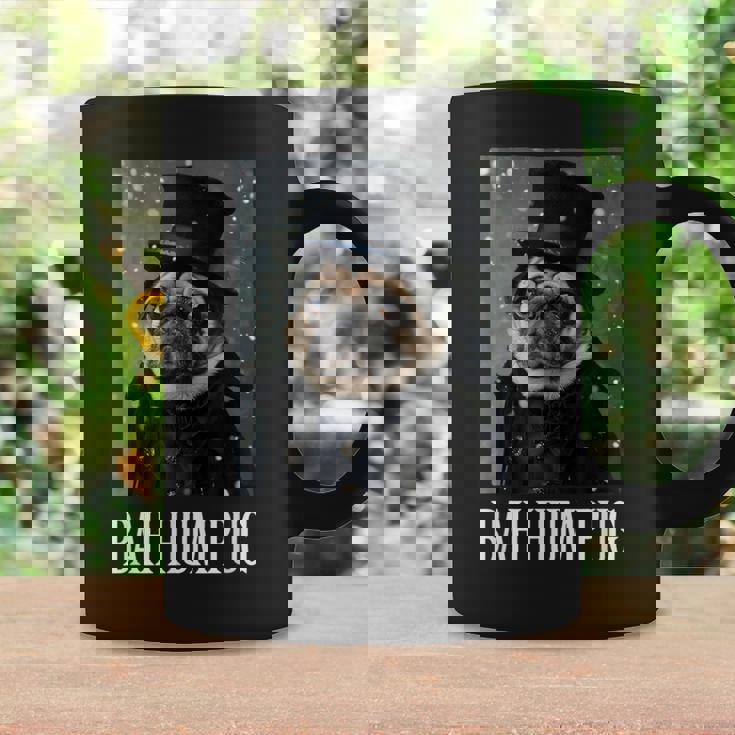 Dog Bah Hum Pug Christmas Pet Holiday Photo Humbug Bug Coffee Mug Gifts ideas