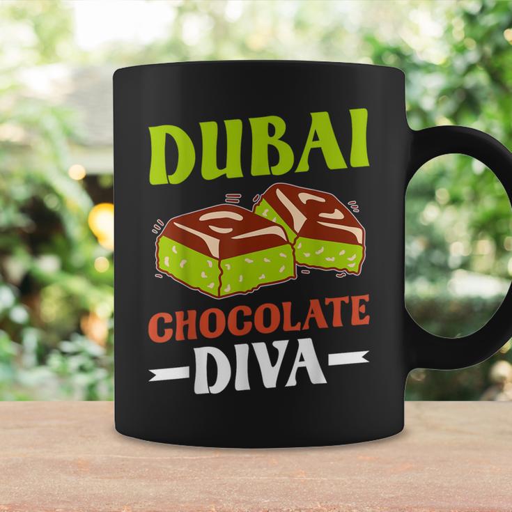 Dubai Chocolate Slogan Tassen Geschenkideen