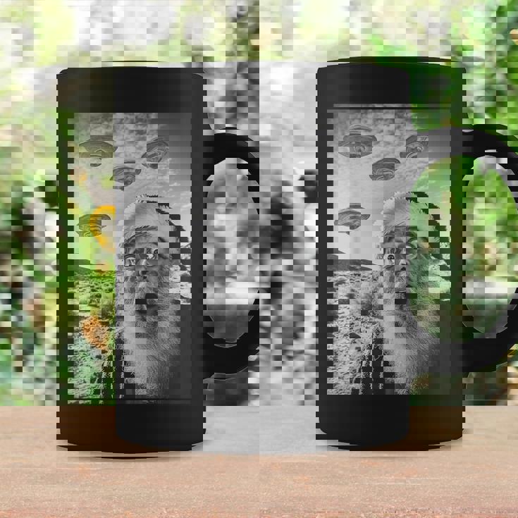 Santa Claus Selfie With Ufos Weird Christmas 2024 Coffee Mug Gifts ideas