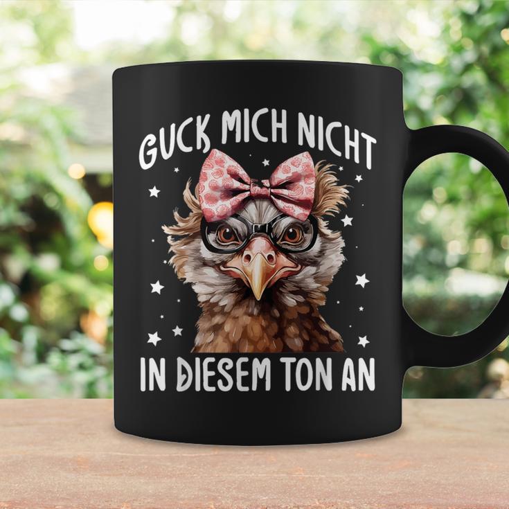 Guck Mich Nicht In Diesem Ton An Huhn Spruch Tassen Geschenkideen