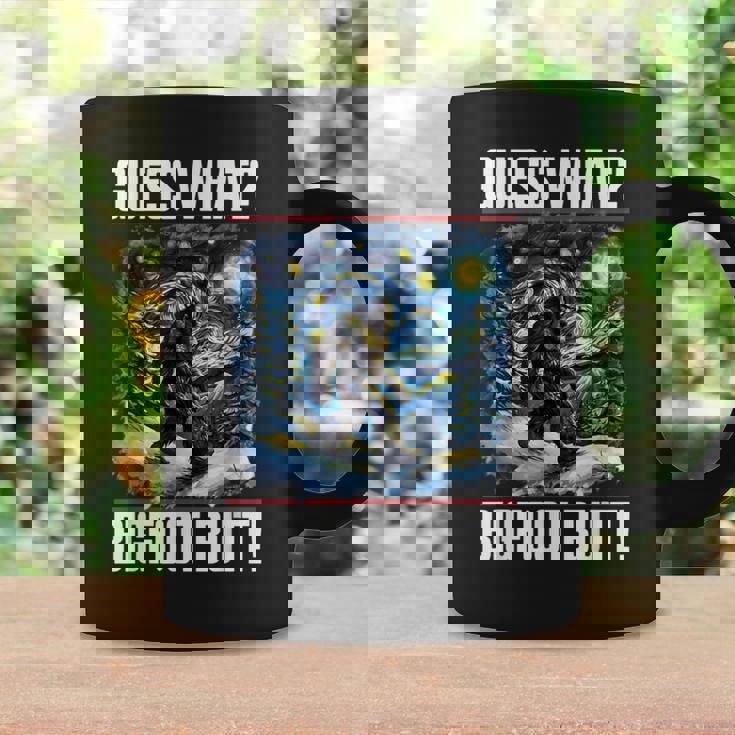 Guess What Bigfoot Butt Starry Night Sasquatch Coffee Mug Gifts ideas