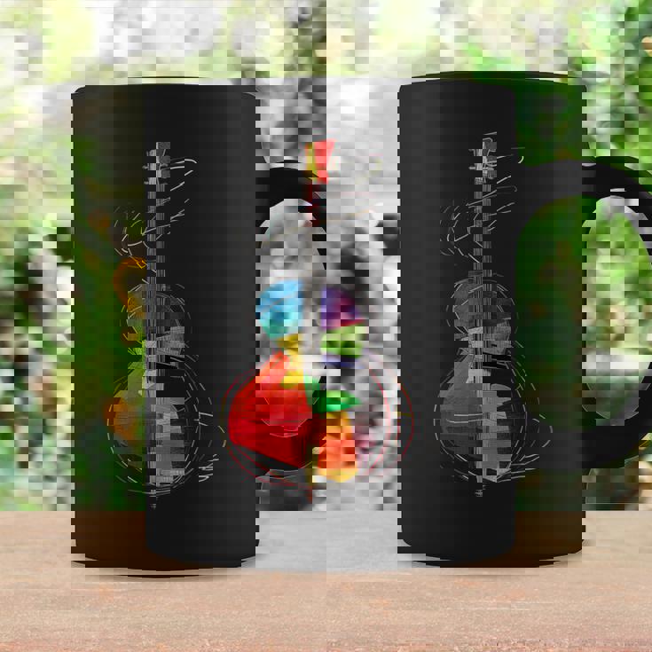 Guitar Music Instrument Motif Illustration Guitar Coffee Mug Gifts ideas