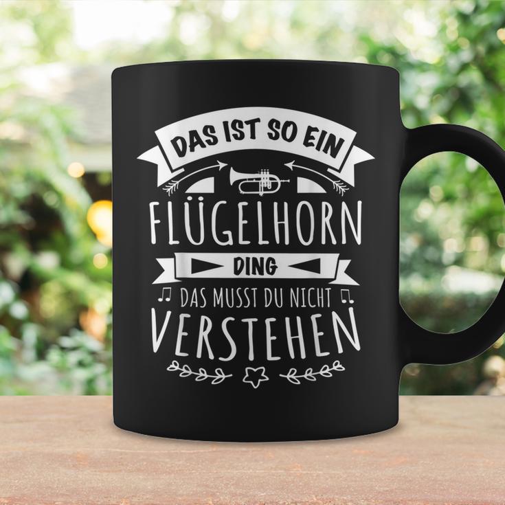 With Horn Musiker Das Ist So Ein Flügelhorn Ding Tassen Geschenkideen