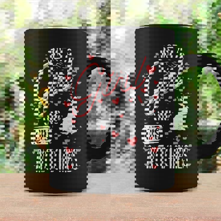 Just A Girl Who Loves Arctic Hares Graphic Print Coffee Mug Gifts ideas
