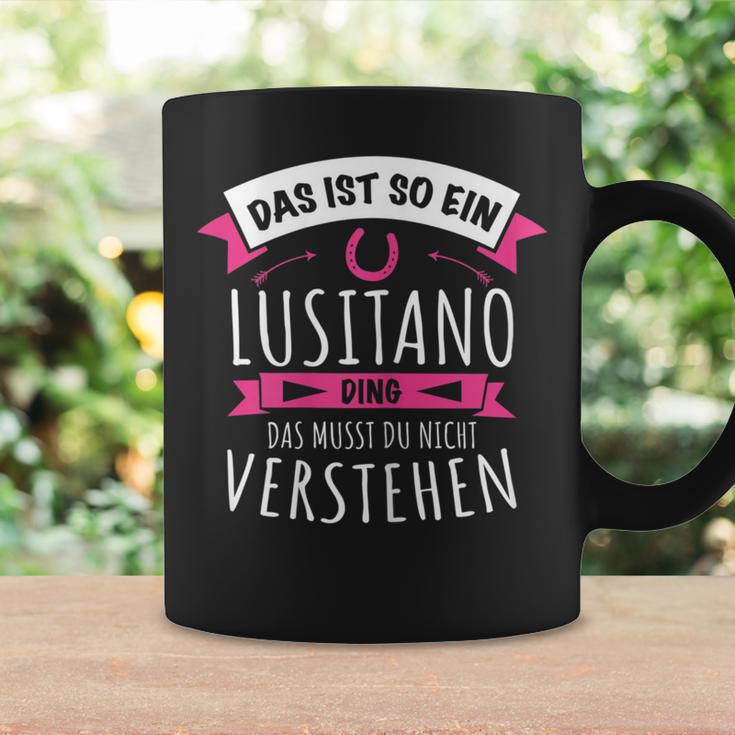 Lusitano With Horse Breed Das Ist So Ein Lusitano Ding Tassen Geschenkideen