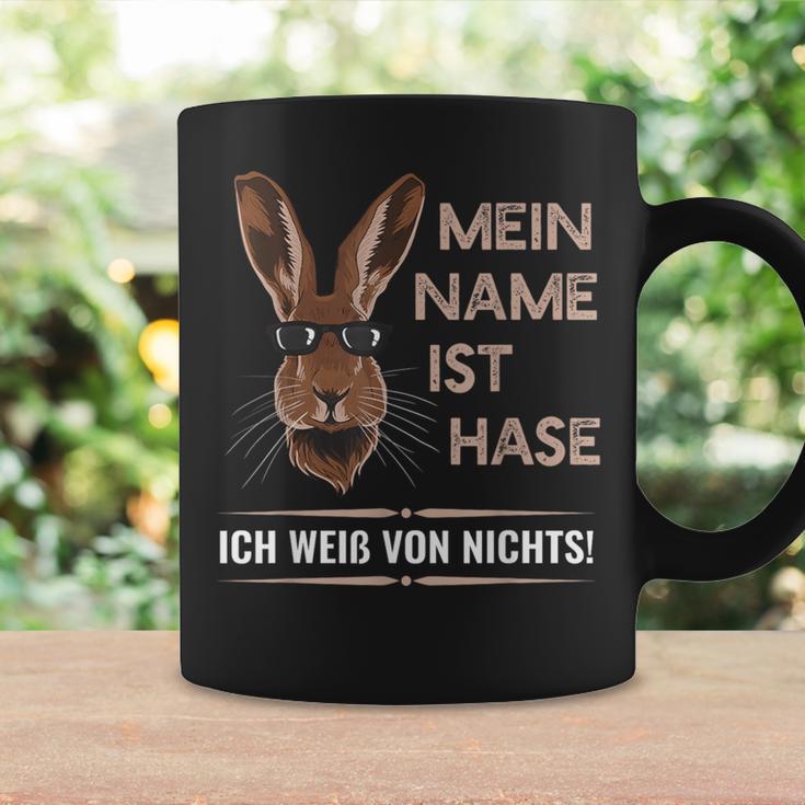 Mein Name Ist Hase Ich Weißon Nichts My Name Is Rabbit Tassen Geschenkideen